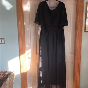 Elegant Black Formal Evening Dress. Size 22W
